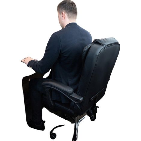 Malatec Sedia da Ufficio Moderna Nera (1/3)