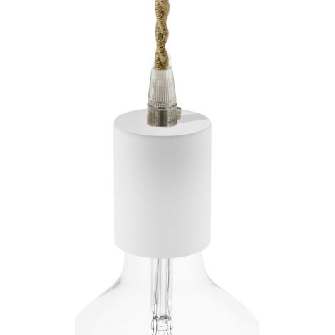 creative cables - Kit portalampada E27 in Legno - Bianco