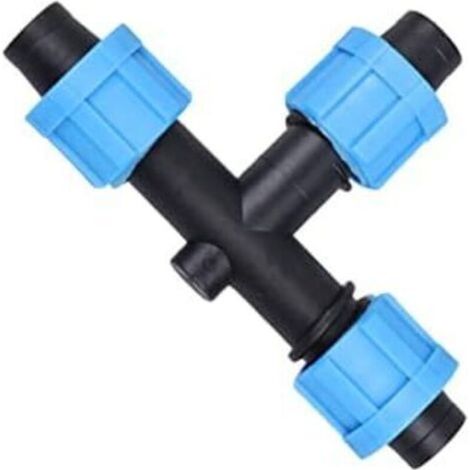 CSPARKV 16 mm 10 Stück Schlauchverbinder für Tropfbewässerung, Gartenzubehör, Heimwerkerbedarf, Haushaltszubehör, Sprinkler-Bewässerungsanlage