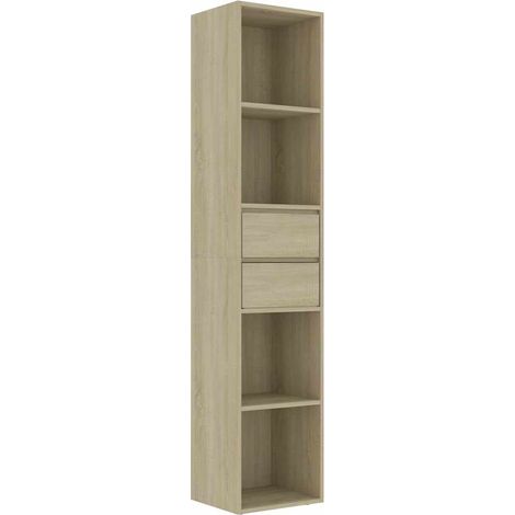 Maison Exclusive - Estantería madera de ingeniería color roble So (1/5)