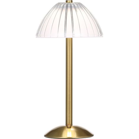 Lámpara de mesa táctil retro con regulador de intensidad de 3 colores (blanco cálido, blanco neutro) - Lámpara de barra LED portátil recargable