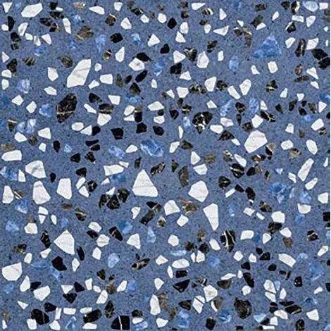 Carrelage Aspect terrazzo Dura bleu 20x20 cm