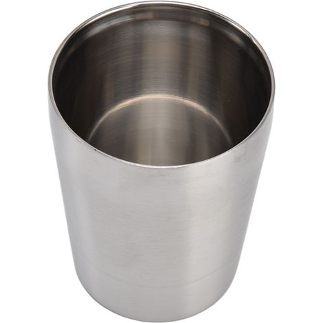 Tasse à bière en acier inoxydable 304 double paroi, anti-échaudure, 263ml pour café ou cocktail