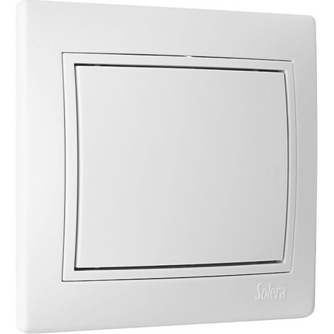 Couvercle Aveugle Encastrable Blanc Finition Discrète Et Sécurisée Pour Boîtiers. - Solera (1/3)
