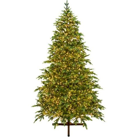 Albero di Natale Artificiale Verde Le Stelle Cortina H 240cm x L 150cm Super Folto con 3300 Luci Led e 6435 Rami