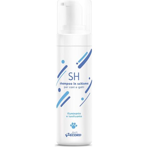 Shampooing mousse sèche pour le nettoyage des chiens et des chats 200ml