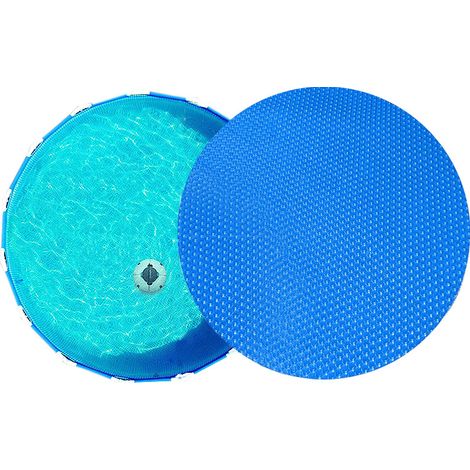 Couverture à bulles de 160 cm pour piscines rondes – Matériau PE durable – Isolation par ventouses – Installation facile (1/5)