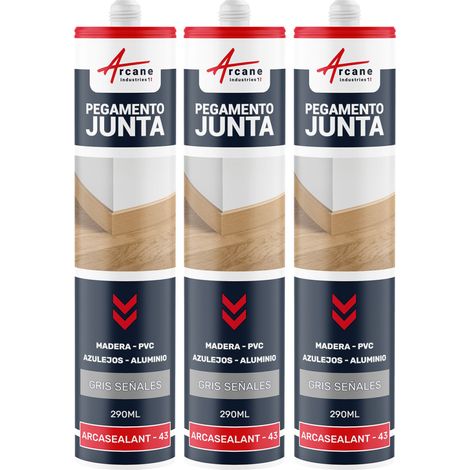 Pegamento para rodapiés de madera y para azulejos, de fácil aplicación ARCASEALANT - 43 (1/4)