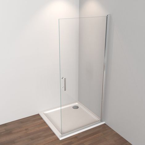 LEMMO Walk-In Duschabtrennung Faltbar/drehbar dusche Duschwand Duschkabine 80cm (1/5)