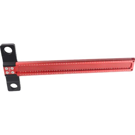 Équerre de traçage en alliage d'aluminium, format impérial, pour le traçage et la mesure des travaux de menuiserie. (1/5)