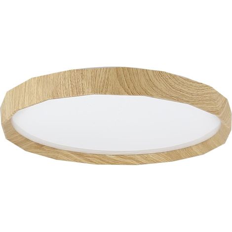 GBLY Deckenlampe LED Deckenleuchte Wohnzimmer - Wohnzimmerlampe Holzoptik Ø40cm Schlafzimmer Deckenbeleuchtung 43W Schlafzimmerlampe Dimmbar mit Fernbedienung Küchenlampe Boho Flurlampe für Küche Flur