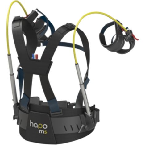 Arnés HAPO-MS - Exoesqueleto para Aliviar Tensión - Solución para Trabajos con Posturas Riesgosas - Ligero y Cómodo - Ideal para Diversos Sectores - Apto para Ambos Géneros