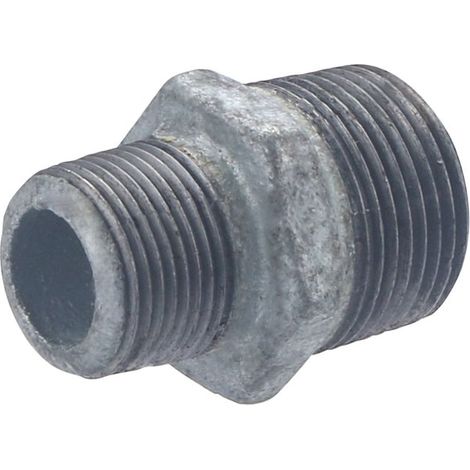 Nipplo galvanizzato, doppio maschio ridotto, M26x34 - M20x27 NOYON & THIEBAULT (1/4)
