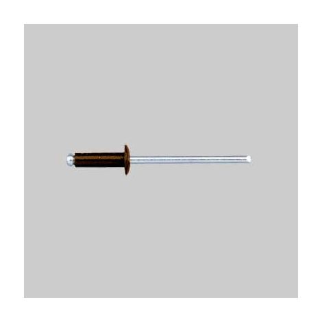 Rivetto a strappo testa di moro 4,0x12 mm - confezione 100 pezzi