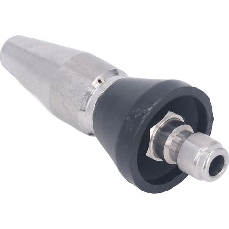 Buse de nettoyeur haute pression à jet pointu de 5000 PSI, mini-buse compacte en acier inoxydable pour remplacement de la tête arrière large, 3 ports, filetage 1/4" NPT (1/5)