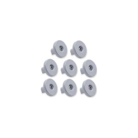 Set mit 8 Unterkorbrollen für Geschirrspüler. Kompatibel mit Zanussi, Rex, Electrolux, AEG und anderen Modellen. (1/5)