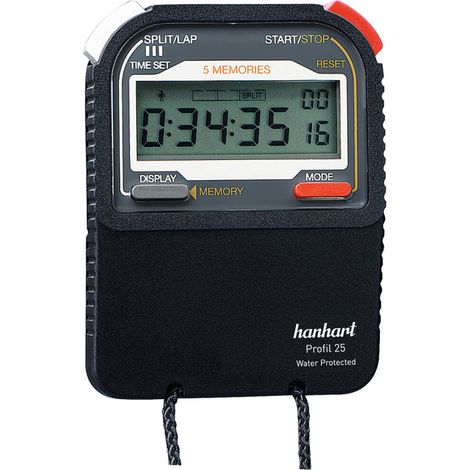 Hanhart Stoppuhr Pro 25 1/100 Sek.dig.