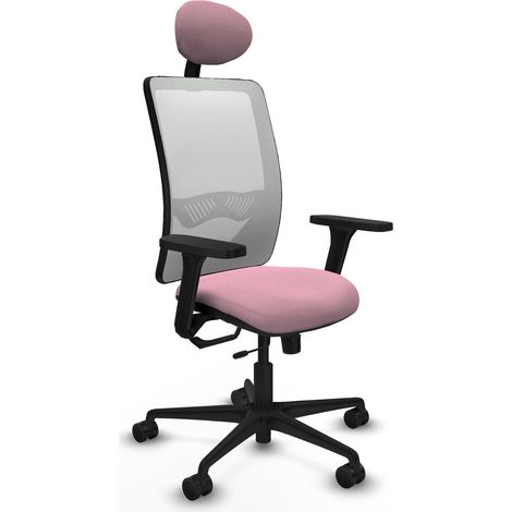 Silla de oficina piqueras y crespo Zulema blanco espuma alta densidad (1/2)