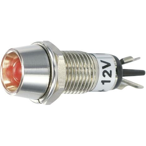 TRU COMPONENTS TC-R9-115L 12 V rouge Voyant de signalisation LED rouge 12 V/DC S640351 (1/3)