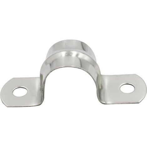 Collier de serrage rigide de 0,2 pouce x 160 pièces Attache de tension en acier inoxydable Clips en treillis métallique rigide pour la fixation de tuyaux (1/4)