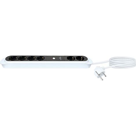 6-fach Funksteckdosenleiste - mit Fernbedienung - 230V, 16A - 1,4 m (1/2)