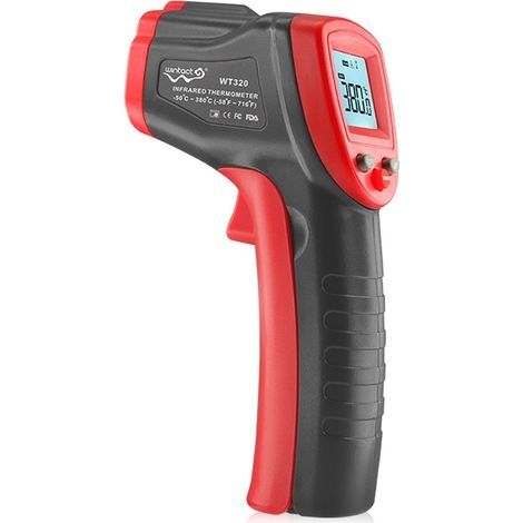 Thermomètre Infrarouge, Thermomètre Laser, -50°C380°C (-58°F716°F), 【Thermomètre industriel】 Thermomètre sans Contact (1/5)