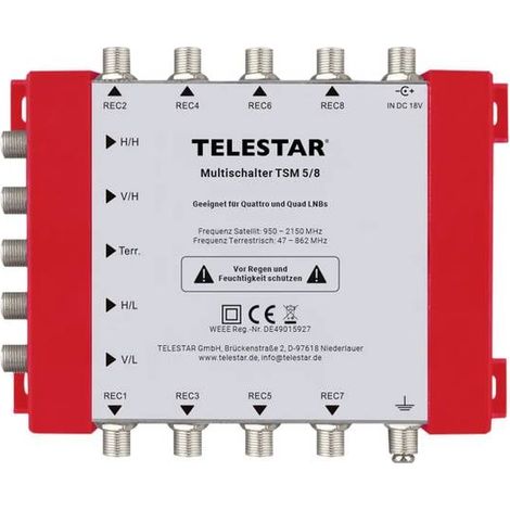 Telestar TSM 5/8 Récepteur SAT