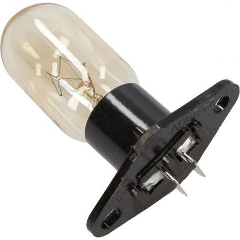 Bombilla microondas 2 tornillos faston 4.3 mm. 90º