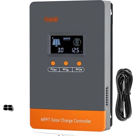 Contrôleur de Charge Solaire MPPT, Courant Maximum de 100A, Tension d'Entrée de 160V (1/5)