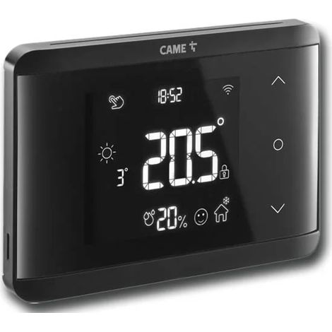 came bpt chronothermostat mural noir 230v th/750 bk wifi wall 845aa-0150 (1/3)