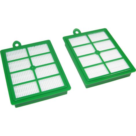 2x Trade-Shop HEPA-Filter Allergie/Polle/Hygiene Staub-Filter Mikro-Filter Ersatz für Philips FC 8445 Gladiator FC 8445/01 FC 8446/01 FC 8575/09 FC 8577/09