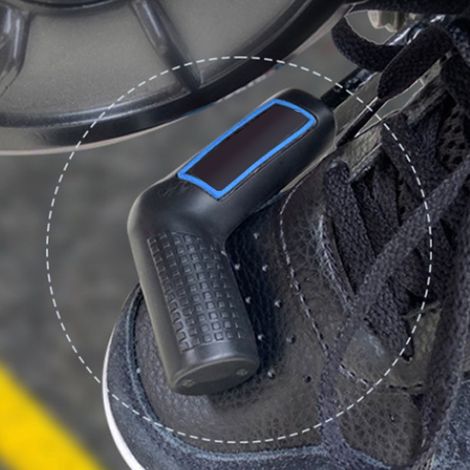 Levier de vitesse moto protège-chaussures en plastique souple universel pour cross mini moto, bleu (1/5)