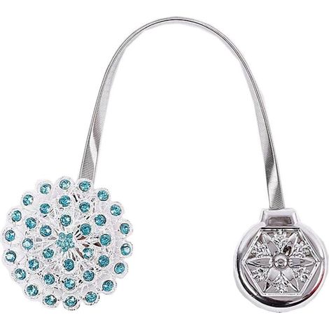 Embrasse de rideau magnétique en cristal pour rideaux - Accessoires pour la maison - Bleu (1/4)