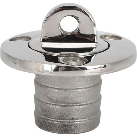 Bouchon de vidange rond 25mm en acier inoxydable pour bateau - Orifice de drainage et vidange navire (1/5)