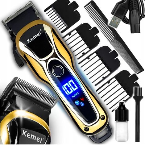 Professioneller kabelloser Rasierer, Haartrimmer und Barttrimmer 2024