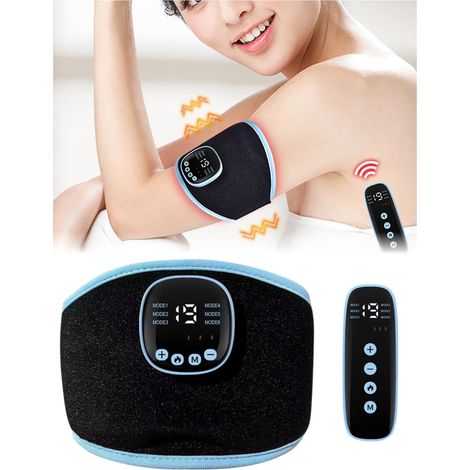 Coussin chauffant rechargeable pour poignet, masseur chauffant pour poignet, coudière chauffante vibrante, masseur pour mains et pieds à usage domestique, masseur portable pour mains et pieds avec tél (1/5)