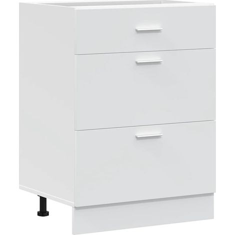 Maison Exclusive - Base da Cucina “Lyon” Bianco in Legno Multistrato