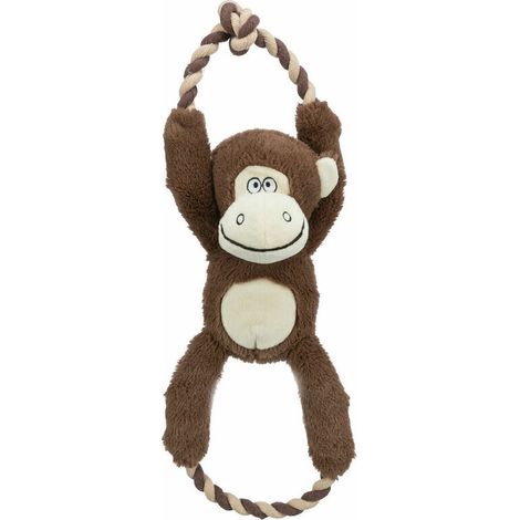 Peluche para perros Trixie Poliéster Felpa Algodón Mono 40 cm