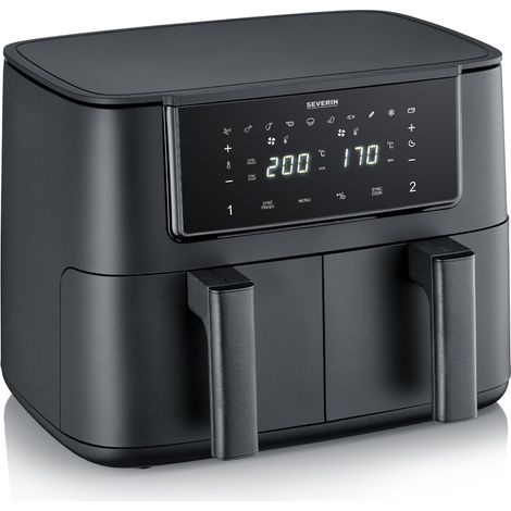SEVERIN FR 2463 Doppel-Heißluftfritteuse 2600W 8l
