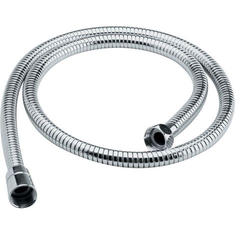 Milano Chrome Stainless Steel Shower Hose - 1.5m (1/2)
