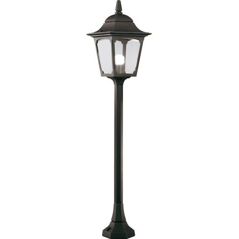 Lampada da esterno a candelabro da terra ALU luce da giardino H 100 cm lanterna nera