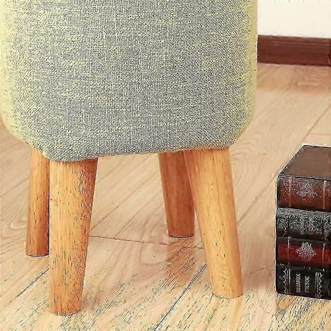 Ensemble de 4 pieds de canapé en bois massif, pieds de meubles de 10 cm, compatibles avec les lits, les armoires et autres meubles tige de support de canapé en bois. (1/5)