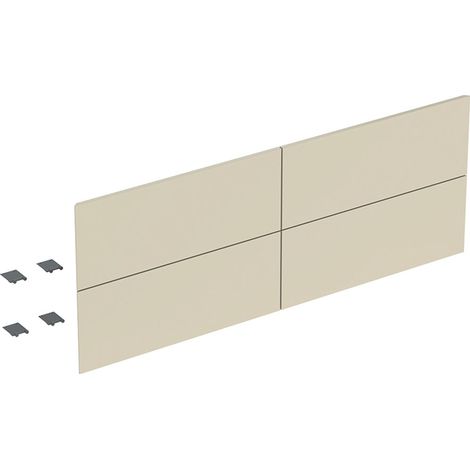 Ensemble de tiroirs pour porte-frontale pour ONE US, 4 tiroirs pour WT, largeur : 135 cm, gris sable brillant