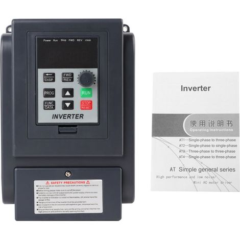220VAC 1.5KW VFD Variateur de fréquence,monophasé 220V entrée triphasé 380V de sortie VFD variateur de fréquence variable Régulateur de vitesse de moteur Vecteur Contrôle D'Onduleur (1/5)