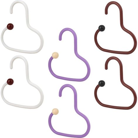 Juego de 6 perchas para sujetadores, perchero sencillo para chalecos y sombreros, organizador de armario, apto para uso doméstico, bolsas para toallas y bufandas.