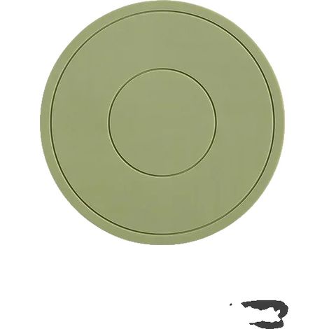 Untersetzer, hitzebeständig, Silikonmaterial, H45 Matcha grün, 16cm-d, Rund-d (1/2)