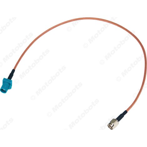 Câble adaptateur d'antenne automobile FAKRA Z mâle vers SMA mâle (1/4)