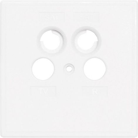 Cache prise antenne axing szu 2-04 4 sockets SAT TV radio (1/2)
