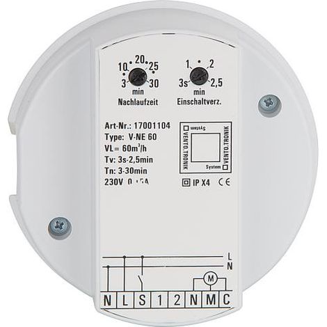 Module de commande Evenes Type V-NE60 60m³/h avec poursuite de fonctionnement variable (1/3)