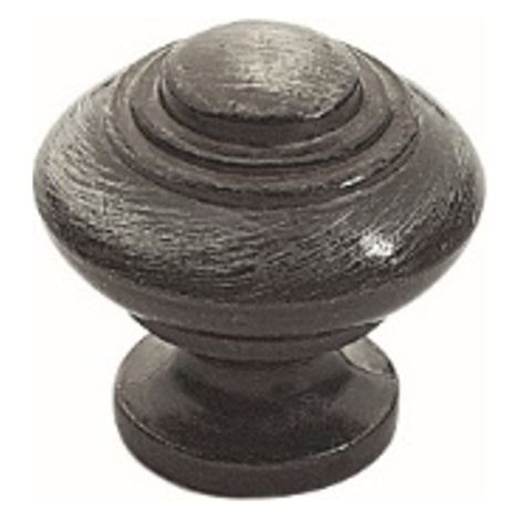 Pomo Régence hierro viejo diámetro 33 mm (1/2)